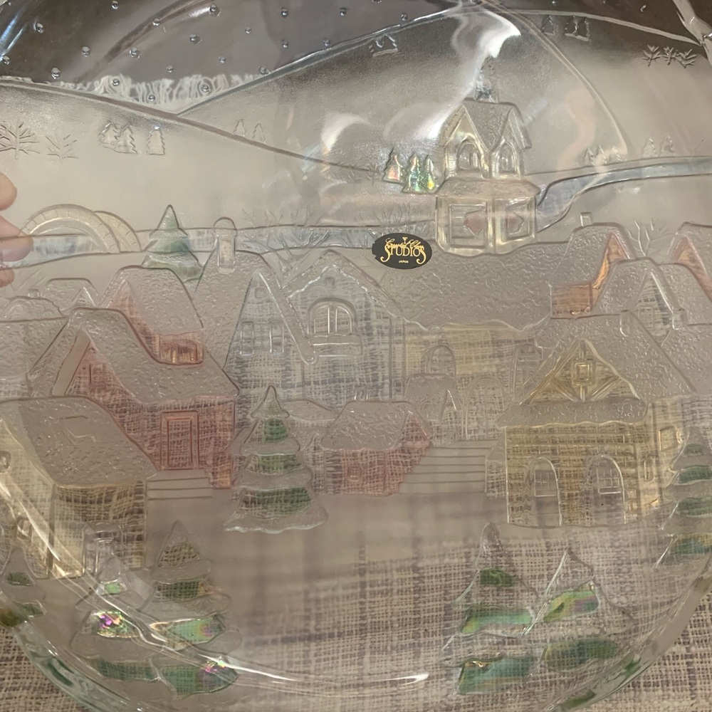 🎄CRYSTAL CLEAR STUDIO PLATTER⭐